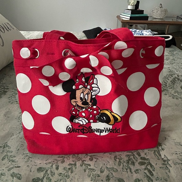 Disney Handbags - Disney Red and White Minnie Mouse Tote